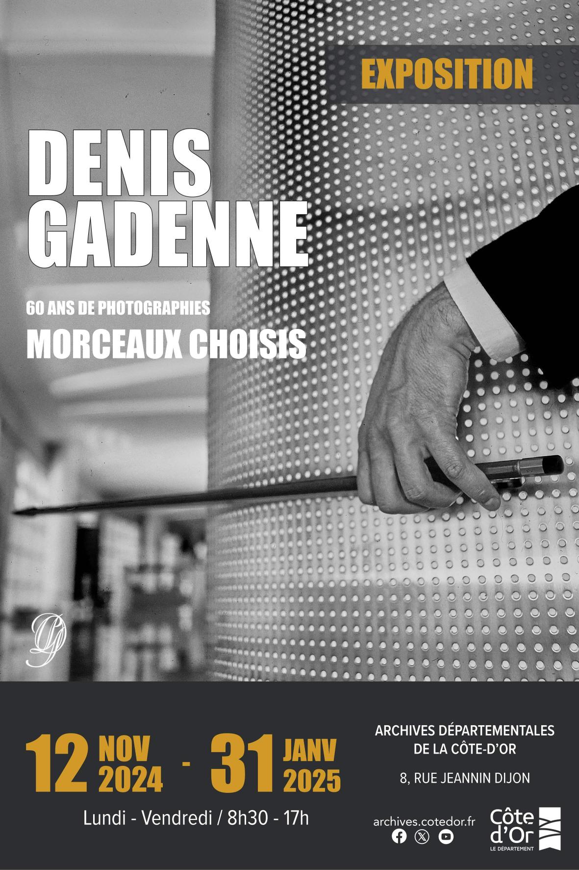 Affiche exposition Denis Gadenne